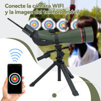 SVBONY SA412 Telescopio FMC HD de 20-60X80 mm con trípode y cámara WiFi SC001 - details 6