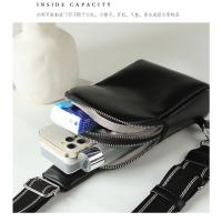 Nuevo bolso pequeño para el pecho, bolso para mujer, bolso de mensajero de cuero suave para mujer - details 3