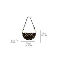 Bolso cruzado con remaches de Metal a la moda, bolso de hombro Y2k de estilo Punk hueco, bolso para axila para chica picante y dulce, diario - details 0