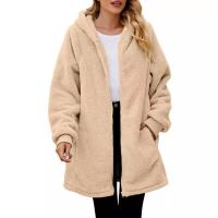Abrigos con capucha informales para mujer, cárdigans de moda de otoño, sudaderas con capucha para mujer - details 5
