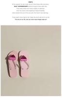Chanclas de amor para mujer, zapatos tipo Tanga a la moda que combinan con todo, prendas de vestir famosas en Internet para posición de plantilla de playa junto al mar, verano 2024 - details 4