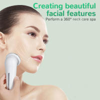 1pc 4 en 1 guía de calor de luz fría portátil, limpiador de poros de cuidado de la piel caliente y caliente multifuncional cómodo y portátil, masajeador de belleza facial, adecuado para novia o esposa - details 0