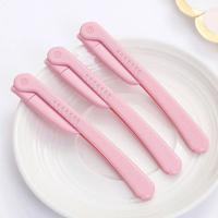 Navaja de Afeitado para Mujer Herramienta de Cuidado Facial Removedor de Vello Cepillo para Cejas Trimmer Seguro (3 piezas) - details 7