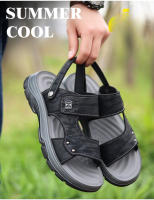 Nuevos Sandalias de Verano 2025 para Hombres Versátiles, Frescos, Antideslizantes, Zapatillas de Playa de Suela Suave - details 2