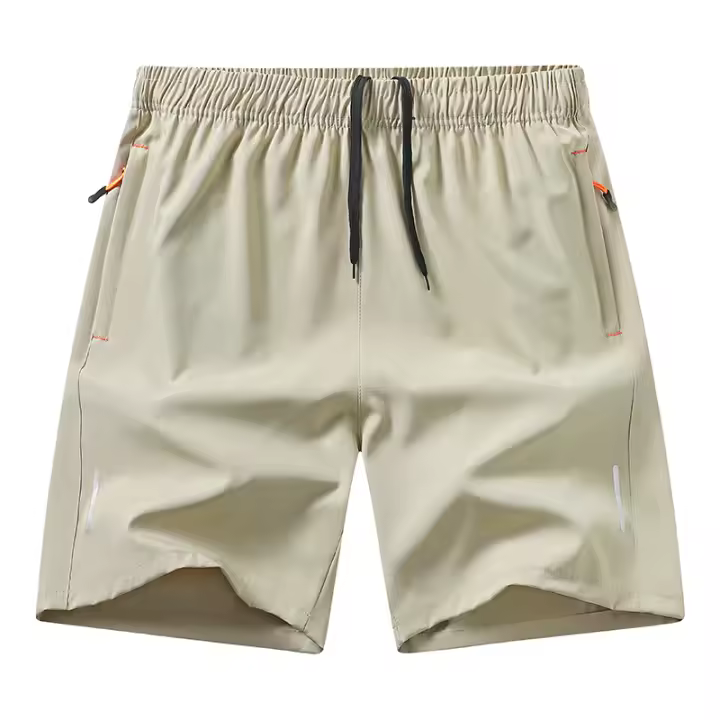 Pantalones Cortos Atléticos para Hombres Delgados de Verano, Estilo Casual, Talla Grande, Correr Suelto, Secado Rápido de Seda de Hielo - 1