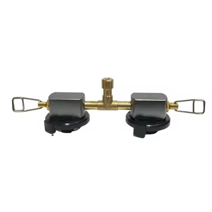 Adaptador de butano 2-1, estufa de exterior, bombona de gas, botella de conversión de butano para camping y senderismo - 1
