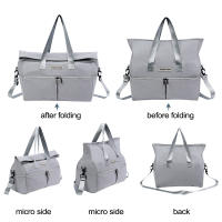 Bolso de mano de gran capacidad para mujer, bolsa de viaje de corta distancia, Fitness, Yoga, compras, bandolera de hombro - details 3
