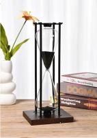 Temporizador de alta gama de 30 a 60 minutos, reloj de arena de cristal de arte Retro, adornos para el salón, regalo - details 15