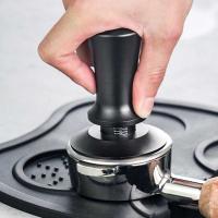 Tamper de café de acero inoxidable con resortes de escala calibrados, distribuidor de café, herramienta niveladora Manual, 51mm, 53mm, 58mm - details 4