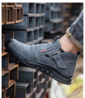 Zapatos de trabajo con punta de acero para hombres, botas protectoras antideslizantes, aislamiento de alta calidad, 6kV - details 18