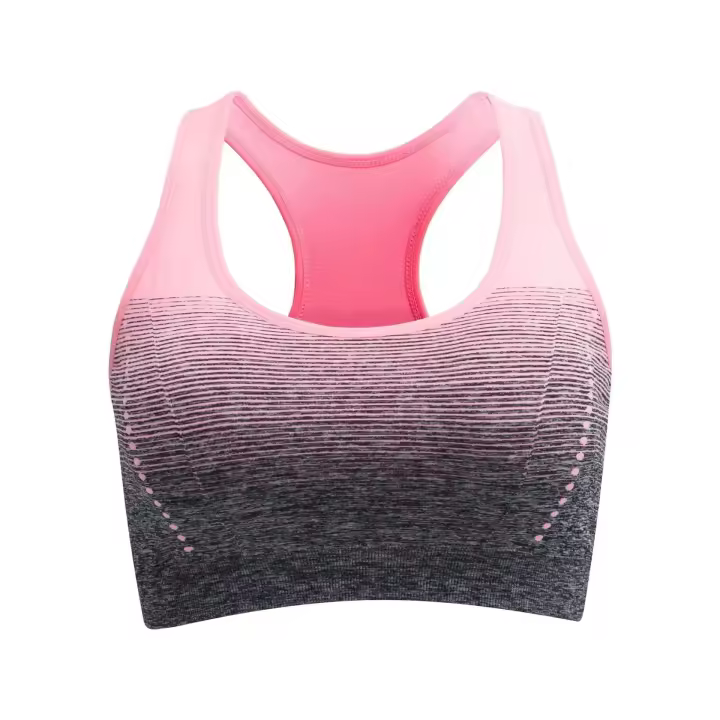 Sujetador deportivo sin costuras, absorbente de golpes, sin aros de acero, chaleco de moda, transpirable, chaleco de Yoga de secado rápido, Fitness sin estrés - 1