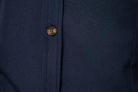 Camisa de manga larga con botones para hombre, camisa informal de negocios, Color sólido, cómoda, Social, Oficina, blusa blanca y negra, moda de otoño - details 12