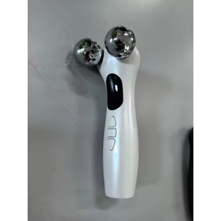 Rodillo masajeador 4D pulso EMS tridimensional de plástico para la cara, instrumento de belleza de introducción, promoción de microcorriente - 1