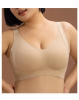 1/2 Unidades. Sujetadores sin costuras de talla grande para mujer, ropa de dormir suave sin aros de copa completa, sujetador de color sólido para mujer, lencería sexy push-up - details 35