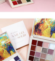 NAILCO-Juego de paleta de esmalte de uñas, barniz de Gel UV semipermanente para salón de belleza, 16 colores - details 4