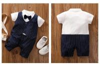 Bodi Suit de Verano para Bebés de 0-18 Meses Estilo Gentleman para Niños y Niñas - details 17