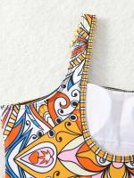 Traje de baño retro sexy y de moda 2025 con estampado push up y traje de baño de una pieza, corte de bikini de aguas termales para mujer - details 22