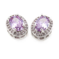 Cuentas de Espaciador Ovaladas de Brasso Dorado 18K Accesorios de Joyería DIY de Alta Calidad - details 0