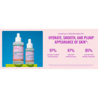 Clinically proven results to hydrate, smooth, and plump appearance of skin