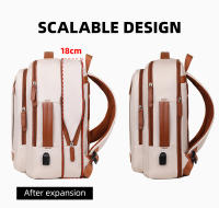 Mochila de negocios para mujer, mochila impermeable para ordenador portátil, bolsa de viaje para fin de semana con puerto USB, bolsas para estudiantes universitarios, mochila de viaje - details 6
