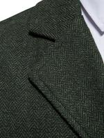 Chaleco elegante en espiga para hombre, para banquetes de negocios y bodas, chaleco informal elegante y cómodo para hombre - details 24