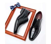 Zapatos de vestir de lujo para hombre, de cuero genuino italiano clásico Oxford de oficina - details 14
