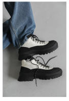 Nuevos zapatos de senderismo para senderismo de caña baja para ocio al aire libre,zapatos de hombre de suela gruesa que aumentan - details 13