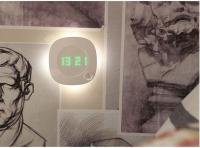 Luz Nocturna LED con Sensor de movimiento PIR con reloj de tiempo para el hogar, dormitorio, escaleras, lámpara de pared, brillo, batería, 2 colores de iluminación - details 9