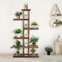 Estantería de 6 Niveles para Plantas de Madera Soporte Interior para Macetas - details 1