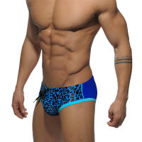 Jessborn pantalones de natación para hombre, bañador sexy con estampado de leopardo, Copa tridimensional, ropa de playa de primavera caliente - details 4