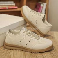 Nuevas zapatillas informales de cuero versátiles para hombre con cordones de alta calidad, zapatos clásicos, logotipo de marca de lujo único - details 1