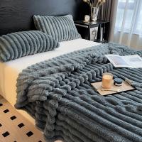 Bonenjoy-Manta de felpa de Color sólido, Sábana, toalla de sofá, manta de siesta, chal de viaje, regalo festivo, mantas de cama esponjosas (sin funda de almohada) - details 10