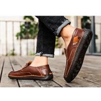 Zapatos Planos de Cuero Hechos a Mano para Hombre Moda Informal, Cómodos, Calidad Superior, Talla 48 - details 25