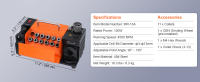 SucceBuy Afilador de brocas, núcleo MR-13A de 3-13 mm, ajustable 95 ° -135 °   Ángulo, amoladora portátil, pinzas, rueda CBN y SDC - details 5