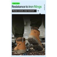 Botas de Seguridad Impermeables para Hombres Botas de Trabajo Indestructibles con Punta de Acero - details 18