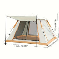 Tienda de campaña al aire libre a prueba de viento y lluvia con postes adecuados para acampar - details 5