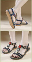 SIKETU-Sandalias de PU para mujer, suaves y transpirables, estilo bohemio para verano y playa - details 8