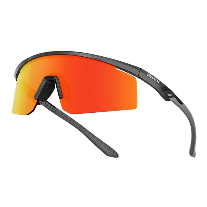 SCVCN Cycling Glasses Sports Sunglasses for Men Women, UV400 Protection Running MTB Bicycle Mountain Bike Glasses - 1