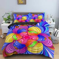 Funda de Edredón 3D Tema Espacial Microfibra Sencillo Doble Twin Queen King Tamaño 2/3 Piezas Juego de Ropa de Cama - details 19