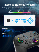Mando inalámbrico para Switch OLED/Lite Pro, mando a distancia con batería de 1000Mah, función Turbo programable, Joystick - details 3