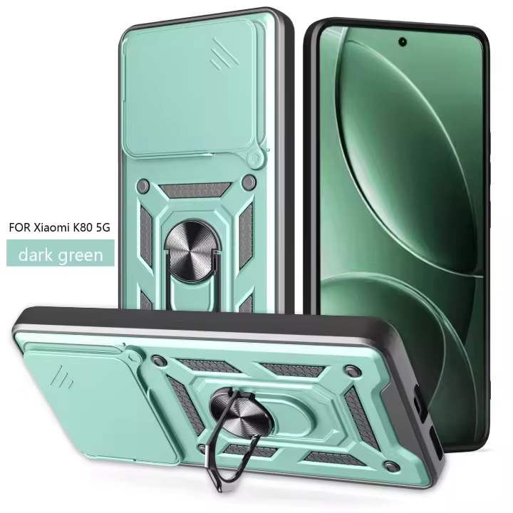 Funda a prueba de golpes Redmi A5 4G, cubierta deslizante para lente de cámara, soporte para teléfono - 1