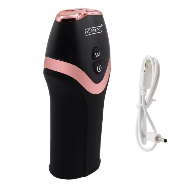 Vibrador de Pene para Masturbación Masculina 12 Velocidades Entrenador de Retraso Sexo Oral Juguetes para Hombres Ejercicio de Estimulación del Glándulo - 1