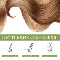 El champú a base de hierbas limpia profundamente el cuero cabelludo, suaviza el cabello, hidrata las raíces y proporciona un cuidado del cabello denso y firme. - details 7