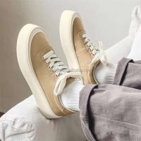 Nuevos zapatos con plataforma elevadora para hombre, diseño informal y grueso, suela de goma blanca, calzado deportivo de lona a la moda para hombre, Wenzhou 44 - details 9