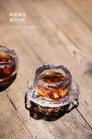Posavasos japonés hecho a mano de cristal de Kung Fu, dios maestro, taza de degustación de té, taza individual - details 0