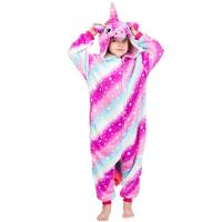 Ropa de dormir de invierno para niños y niñas, disfraz de panda, dinosaurio, unicornio, kigurumi, manta para dormir - details 4