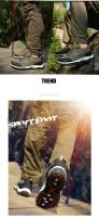 Zapatos de senderismo para hombre, zapatos impermeables de cuero PU para exteriores, zapatillas tácticas resistentes al desgaste para senderismo, caminar y cazar - details 15
