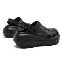 Zueco Mega Crush Clásico Verde - Sandalias Negras para Mujer - Suela Crush Extra Gruesa - details 2