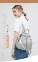 Mochilas Vintage, bolsos de moda para mujer, Mochila pequeña de cuero genuino, bolso de viaje para mujer, bolsos urbanos estéticos de diseño informal - details 0
