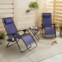 Silla Gravedad Cero, 110 x 66 x 49 cm, Azul - details 34